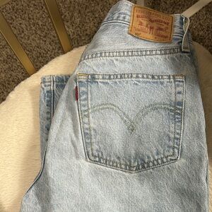 Levi's Light Blue Denim Jeans with Red Tab